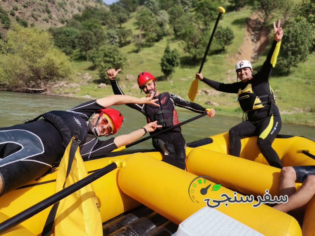 یونس صباغی مجری تور رفتینگ، قایقرانی، دره نوردی سردشت