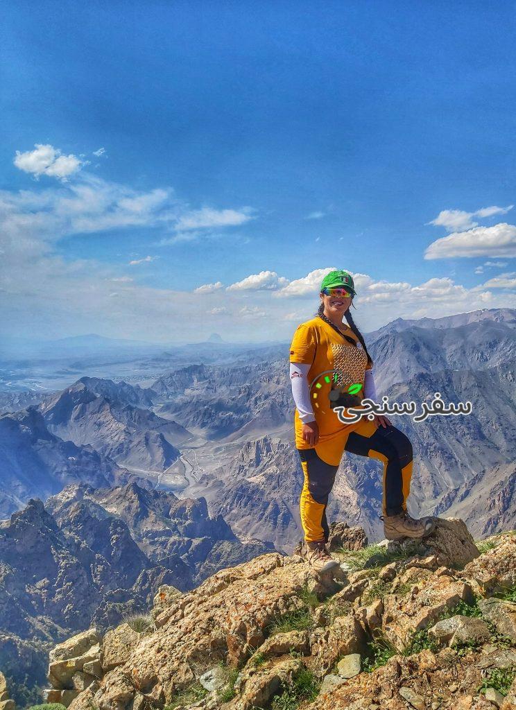 صعود به قله زیبای قولی زلیخا وپراو – راحله غفارپور لیدر باشگاه ققنوس