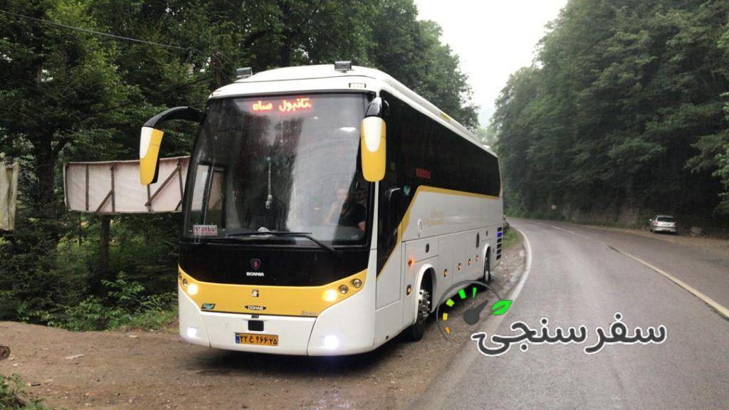 اجاره دربست اتوبوس درسا اسکانیا 25 نفر شهرام کلیبری در تبریز