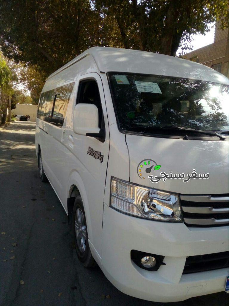 امیر کلانتری اجاره ون هایس دربستی در یزد