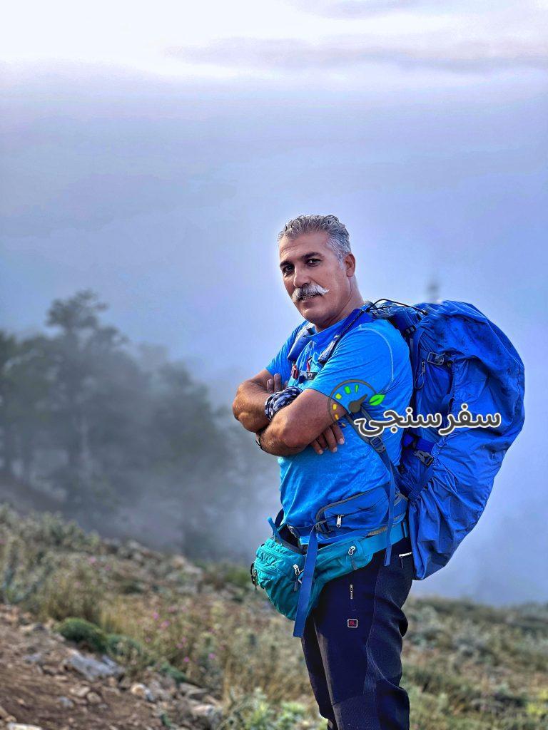 محمد سپاسی راهنمای گردشگری طبیعت در سمنان