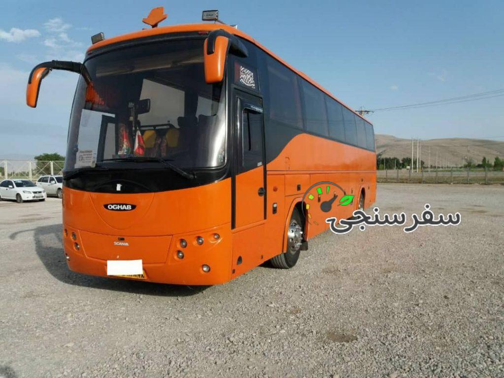 اجاره اتوبوس اسکانیا کلاسیک 44 صندلی تهران نقی ارجمند/