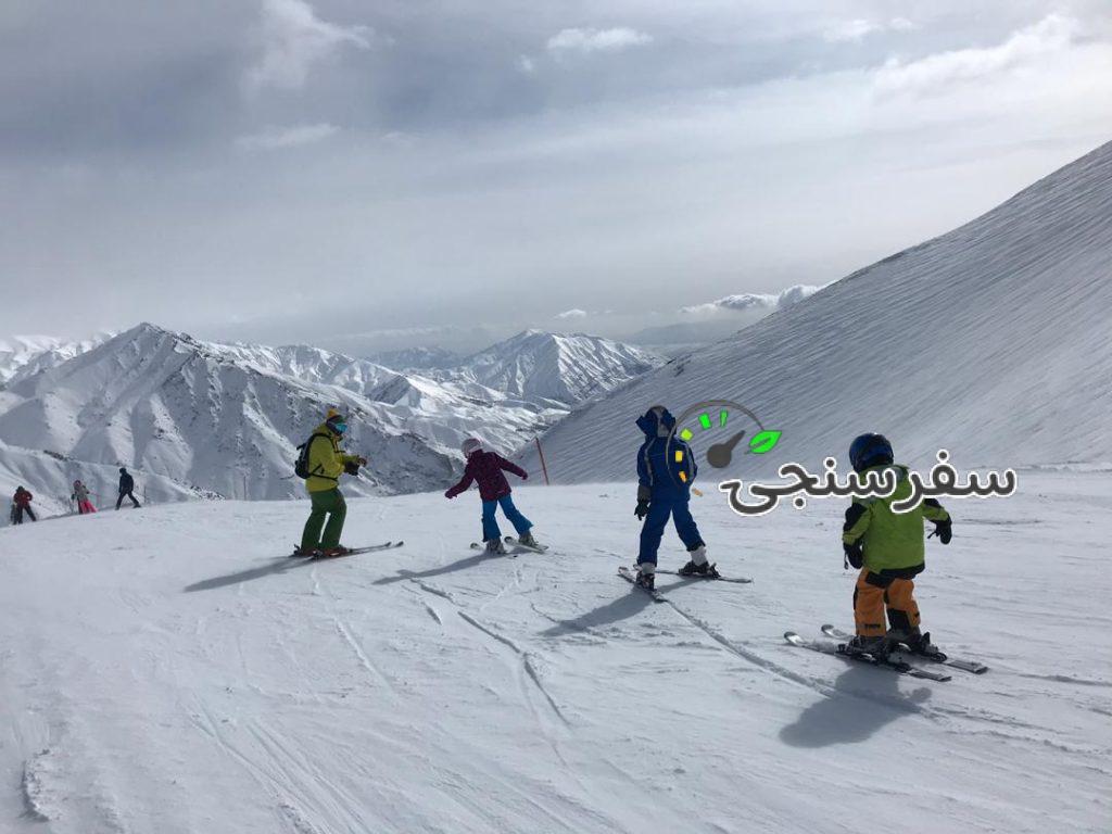 محمد صادق مظفریان آموزش اسکی در توچال