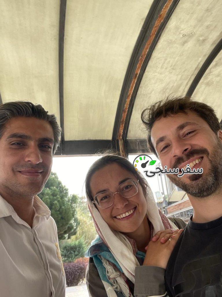 مهدی خادمی بازدید از تخت جمشید نقش رستم و پاسارگاد با خودرو و لیدر گردشگری