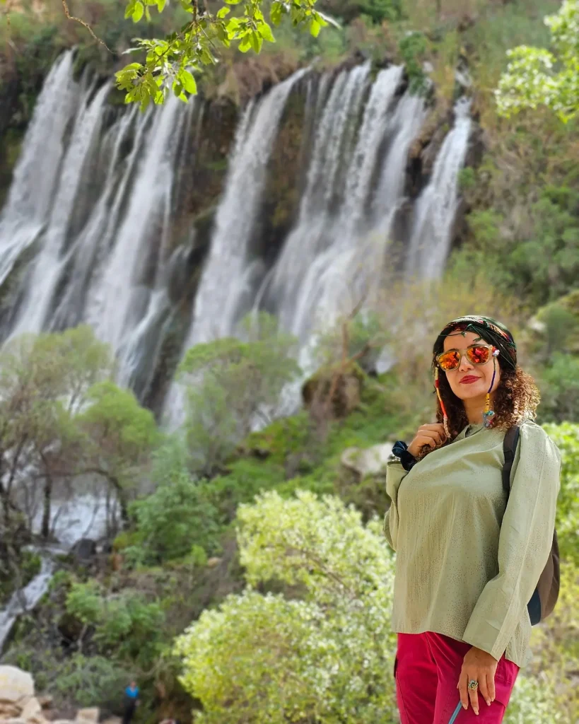 راضیه تمیمی تورلیدر بین المللی طبیعت تهران