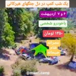 یک شب کمپینگ در دل جنگلهای هیرکانی از تهران
