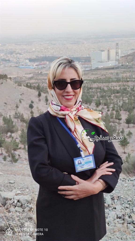 منیژه شاملو لیدر طبیعت گردی و فرهنگی در تهران