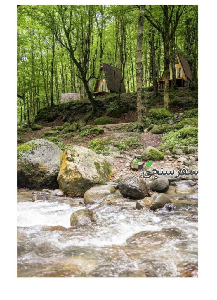 کلبه های جنگلی جنگل صفارود رامسر