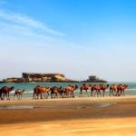 عبدالملک رحیمی لیدر محلی به همراه ماشین در قشم