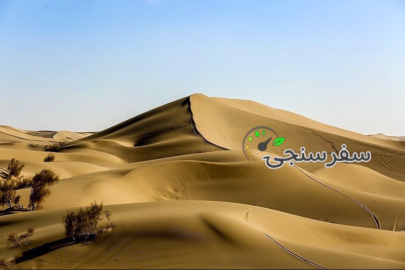 تور کویر ورزنه (تلألو خورشید بر دیواره رمل)