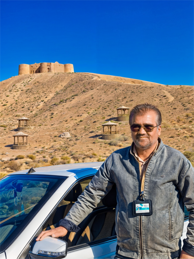 علیرضا مقصودی درایور گاید در خراسان شمالی