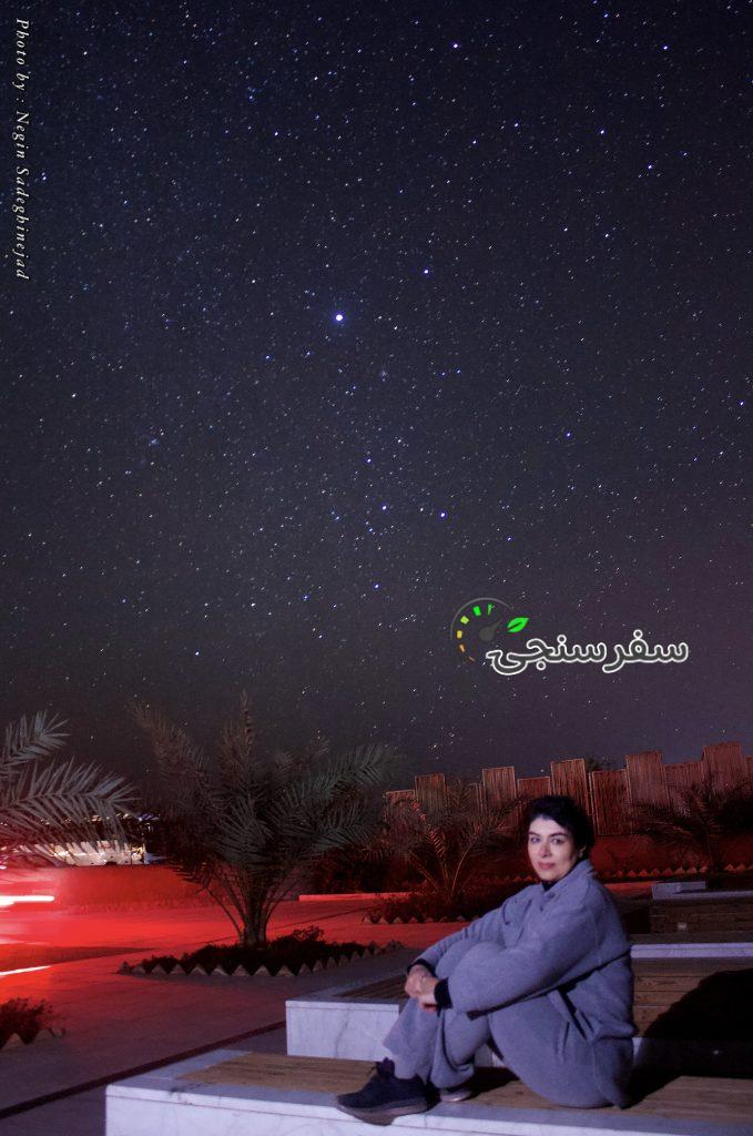 نگین صادقی نژاد تور لیدر کرمان و کویر لوت، کارشناس آسمان شب و رصد تلسکوپی