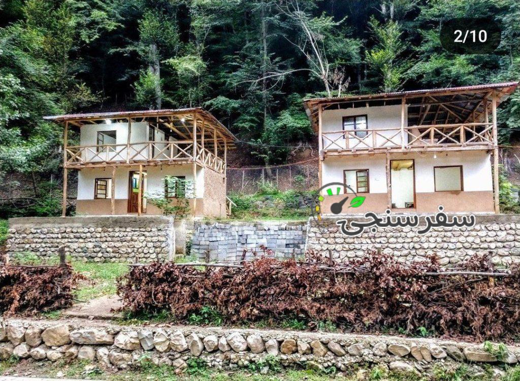 سفر زمستانی به کلبه جنگلی در جنگل راش