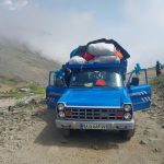 سرویس دهی با پاترول چهار درب و نیسان وانت به هسارچال قله علم کوه در مازندران