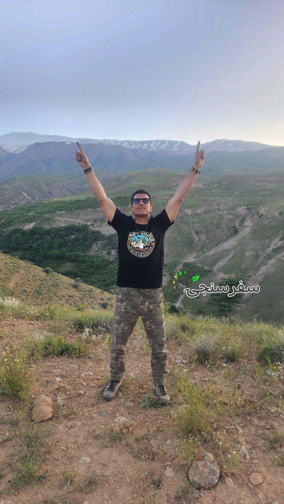 صادق نیستانی لیدر ژئوتوریسم داری مجوز رسمی از سازمان میراث فرهنگی در اصفهان