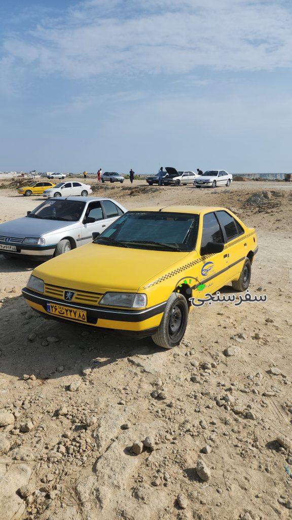 جمشید درتکیده چابهار گردی با اجاره تاکسی زرد