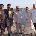 رشید پناه لیدر محلی با خودرو پژو پارس در چابهار