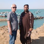 رشید پناه لیدر محلی با خودرو پژو پارس در چابهار