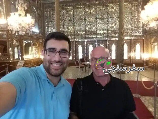 امیرحسین عزیزی راهنمای فرهنگی در تهران