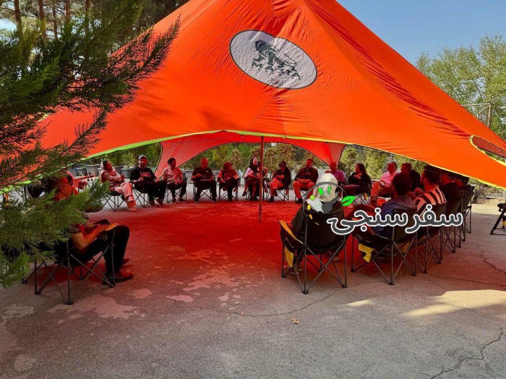 اجاره چادر سایه بان ستاره ای با رنت سفر