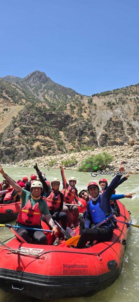 تور رفتینگ یک روزه در لردگان چهارمحال بختیاری