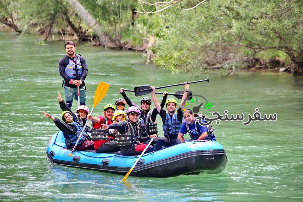 تور یک روز و نیم رفتینگ در رودخانه زاینده رود