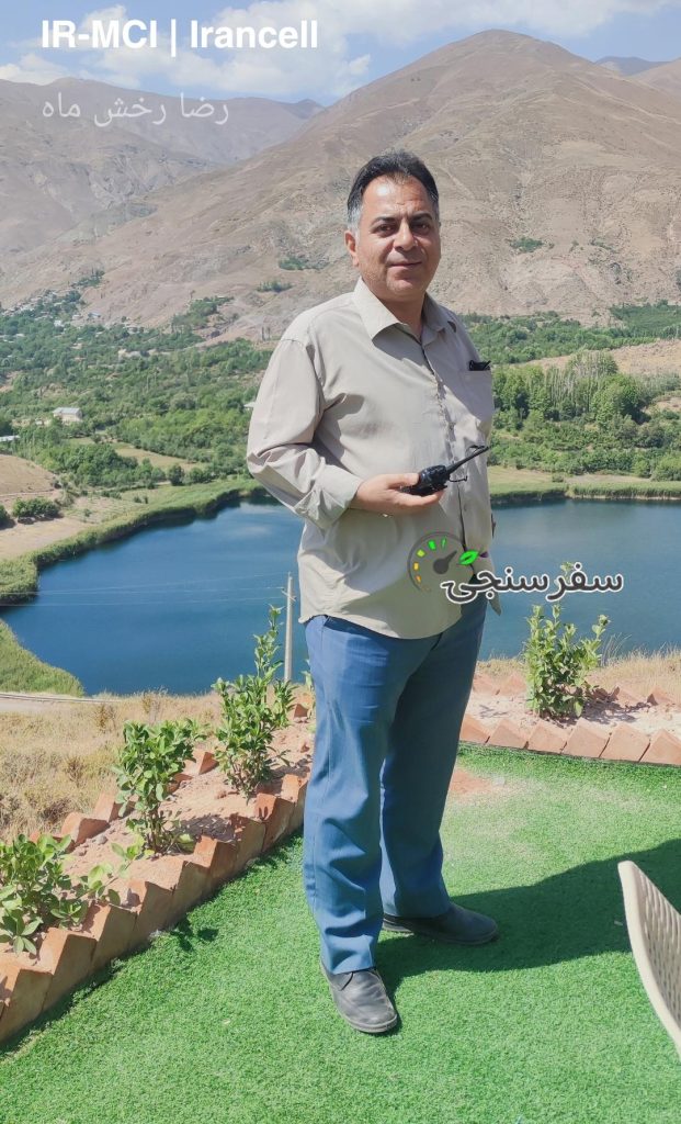 رضا رخش ماه راهنمای گردشگری انگلیسی، فرانسه، ترکی، فارسی در قزوین