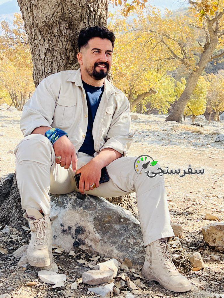 مهدی آب بخش لیدر محلی طبیعتگردی و مربی راهنما دره نوردی در ایلام