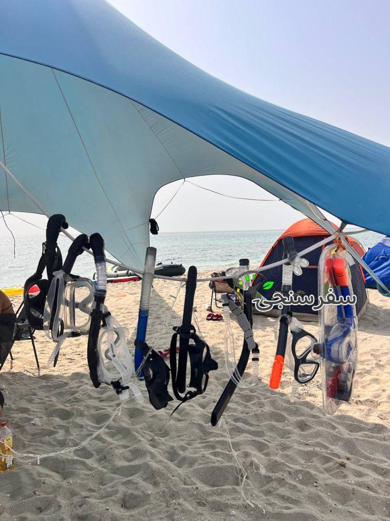 اجاره ماسک و اسنورکل برای اسنورکلینگ تور دریایی در بوشهر (عسلویه)/