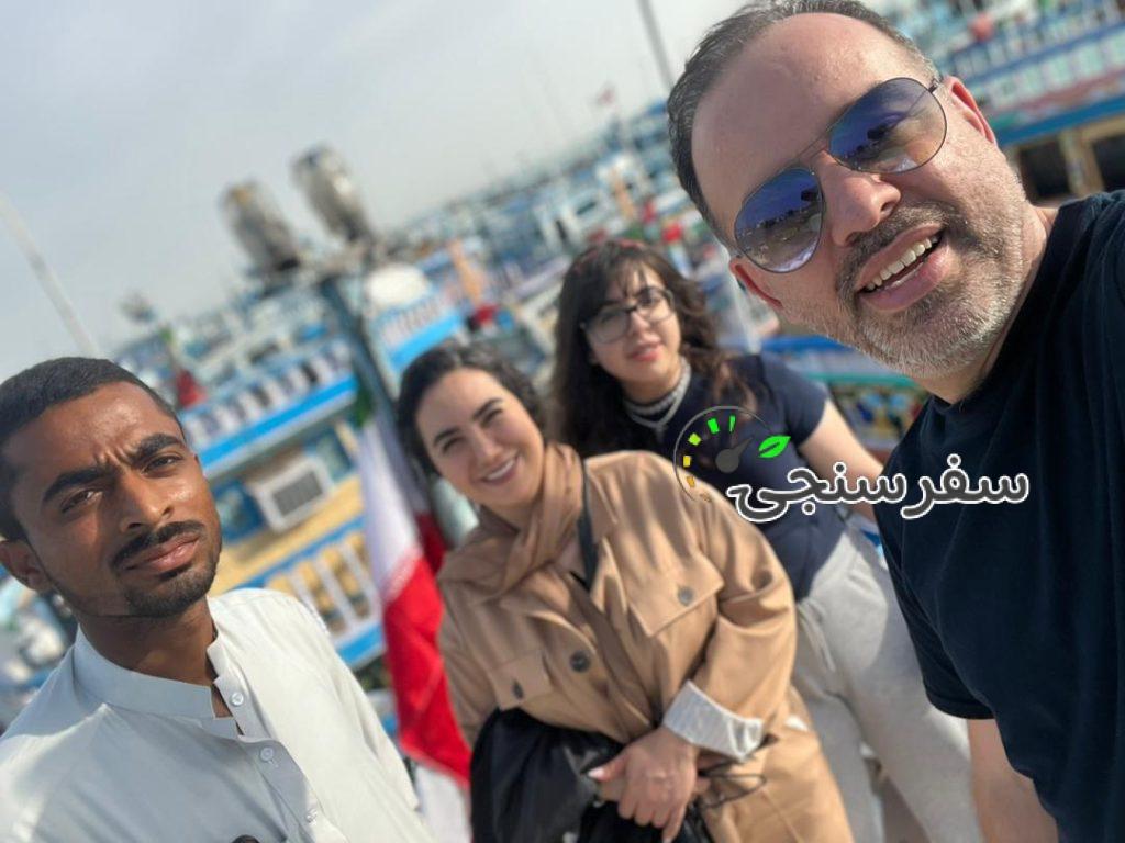 لیدر محلی همراه ماشین در چابهار